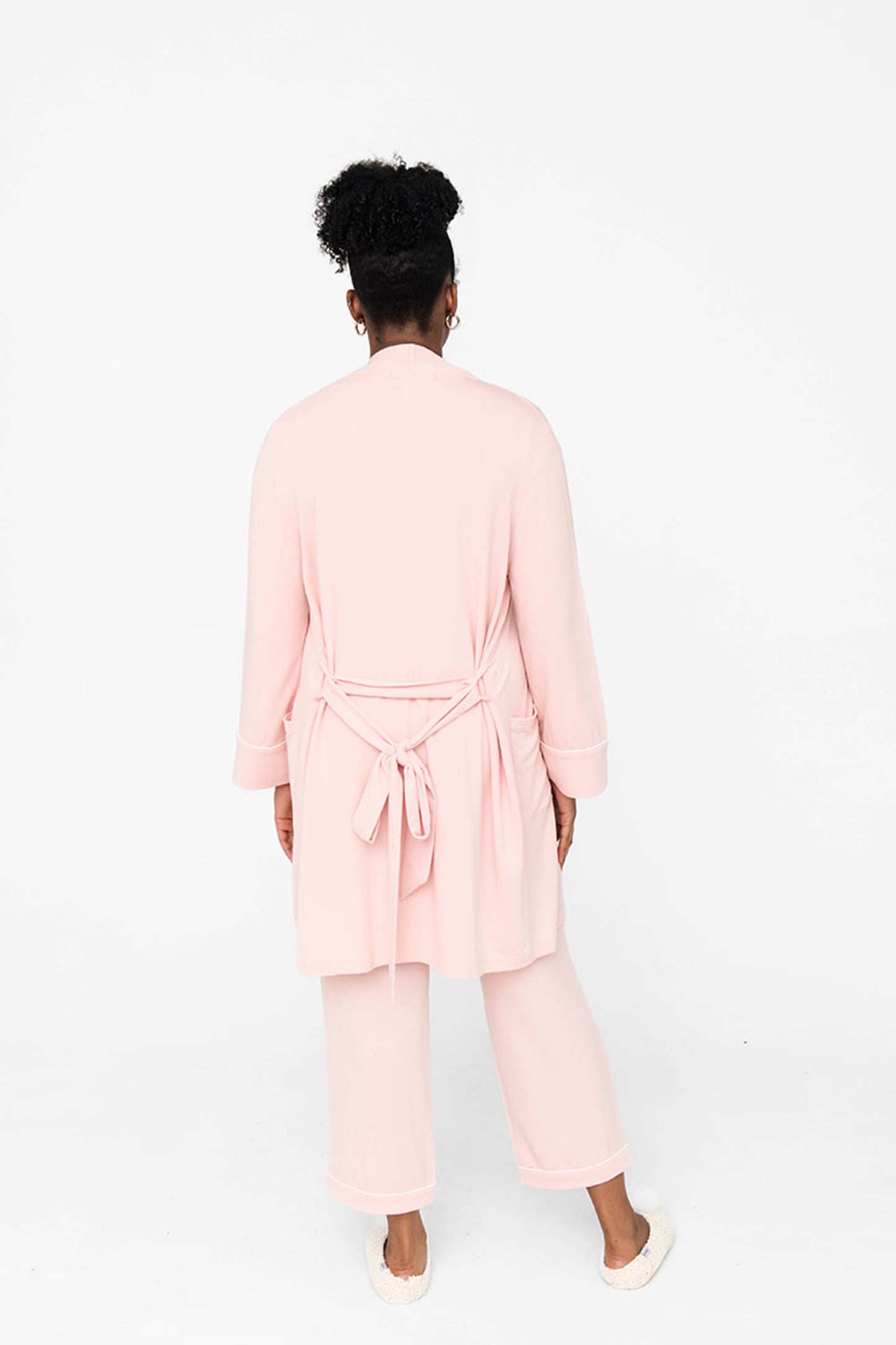 Dahlia Belted Kimono | Daydream Pink