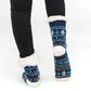 Hanukkah Dreidel - Recycled Slipper Socks