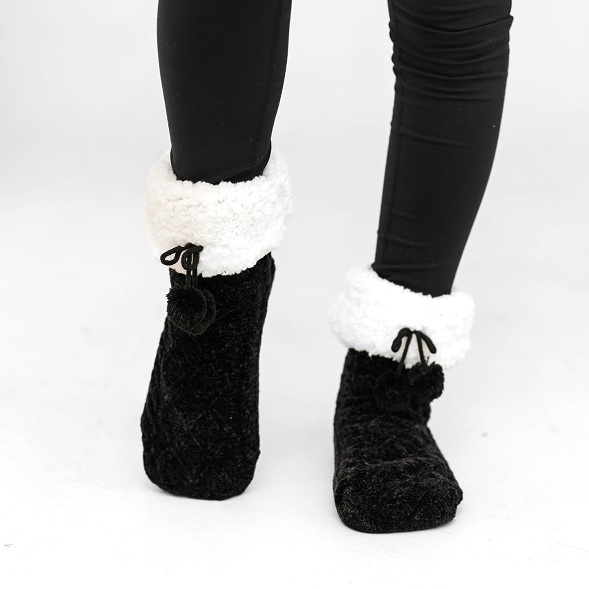 Black slipper socks new arrivals