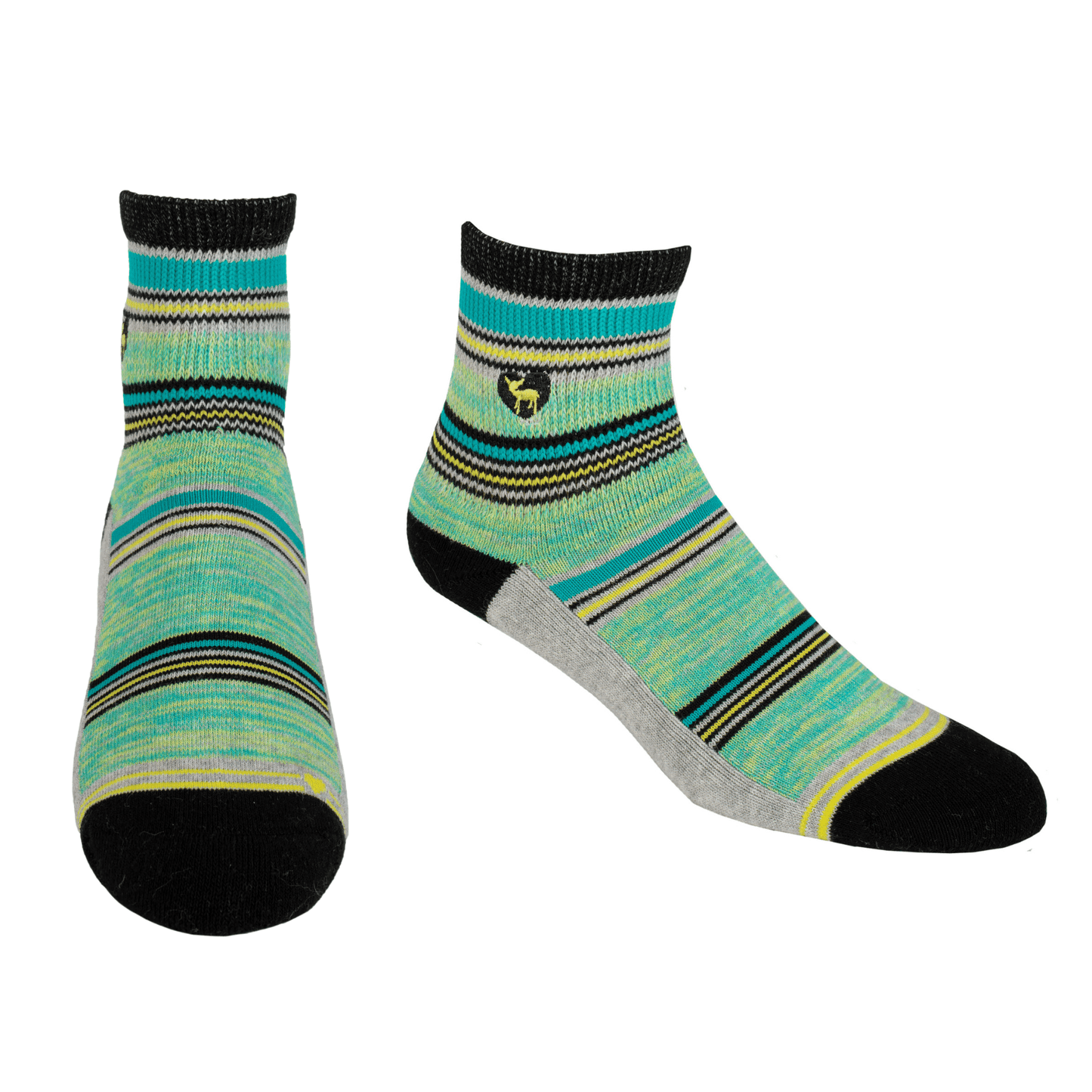  5 Pairs Comfortable and Warm Vintage Crew Socks for