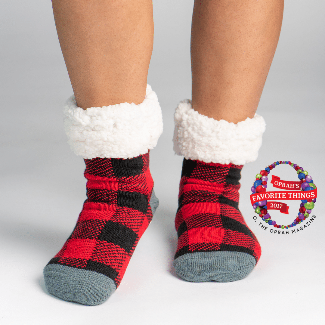 Classic Slipper Socks | Lumberjack Red