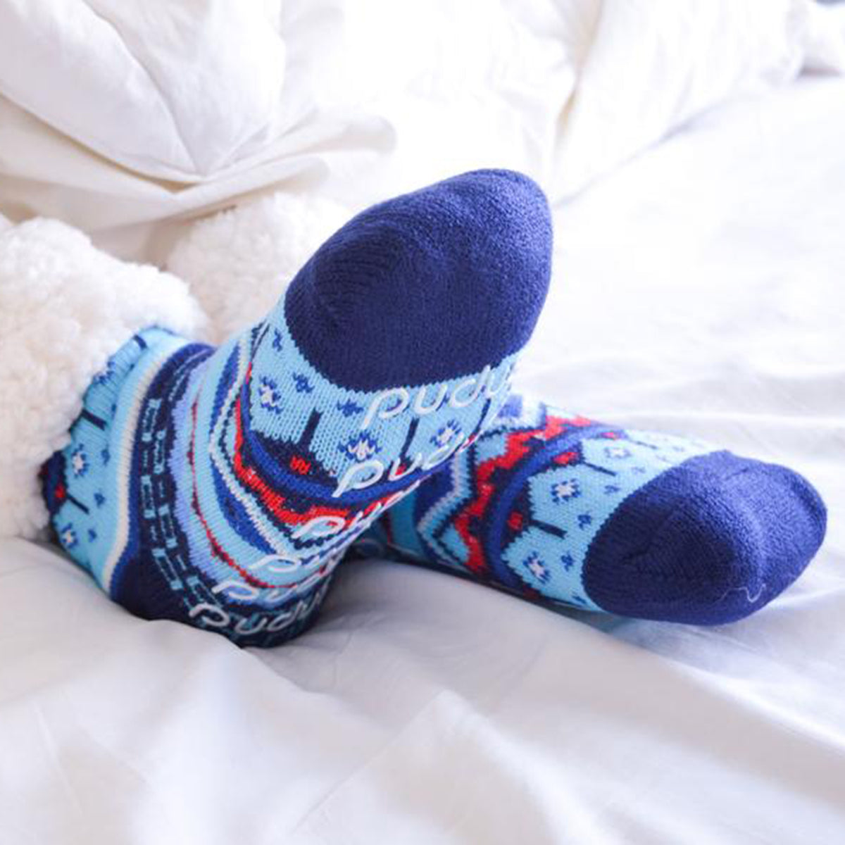 Classic Slipper Socks | Nordic Blue